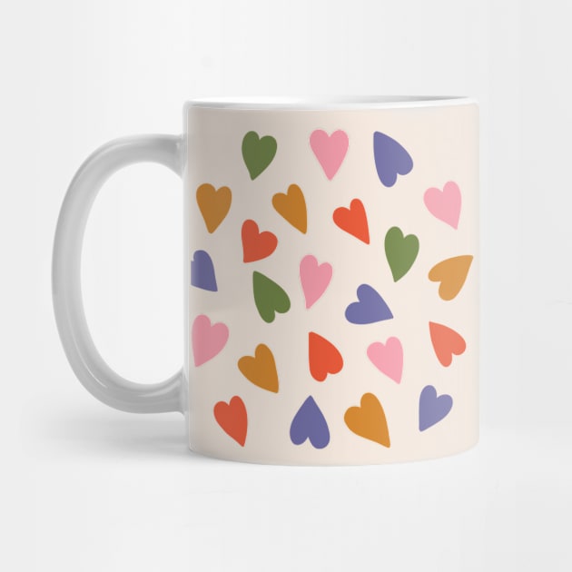 Tween spirit simple colorful hearts by Natalisa